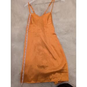Wild Fable Satin Orange Dress Size XS